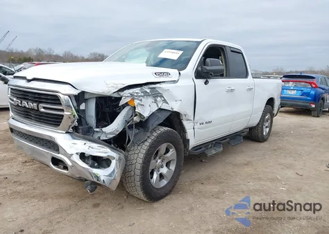 2019 Ram 1500 Big Horn/Lone Star 4X4 6'4 Box из США, поврежденный, VIN 1C6SRFBT2KN833286